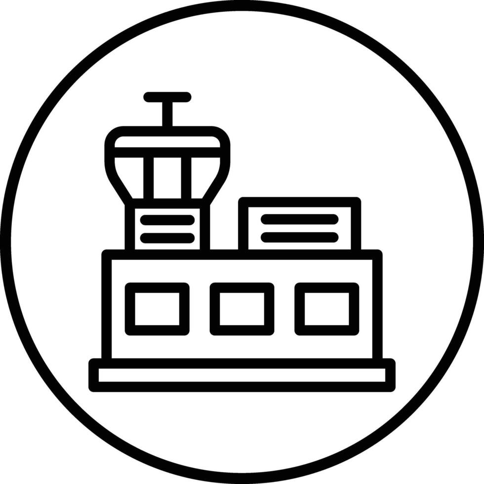 Airport Icon Design Illustration vector