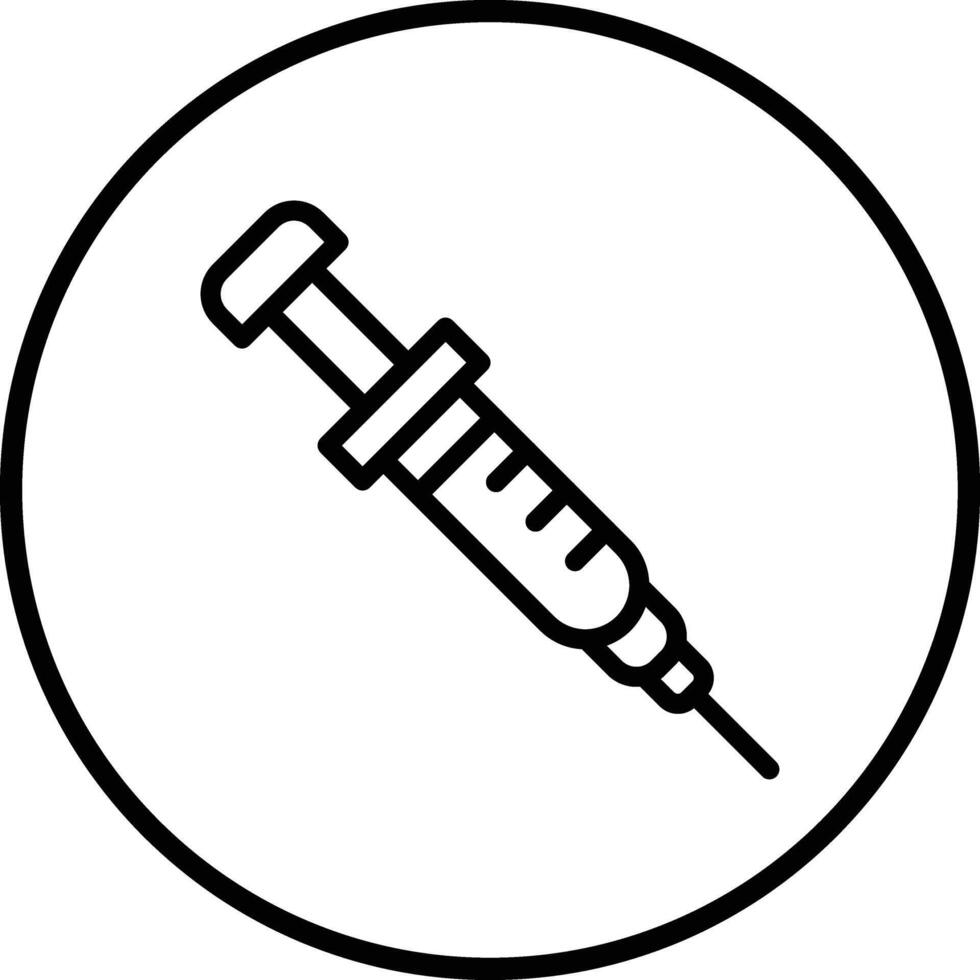 Injection Icon Design Illustration vector