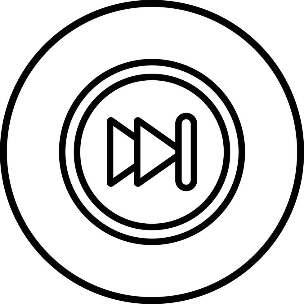Forward Icon Design Illustration vector