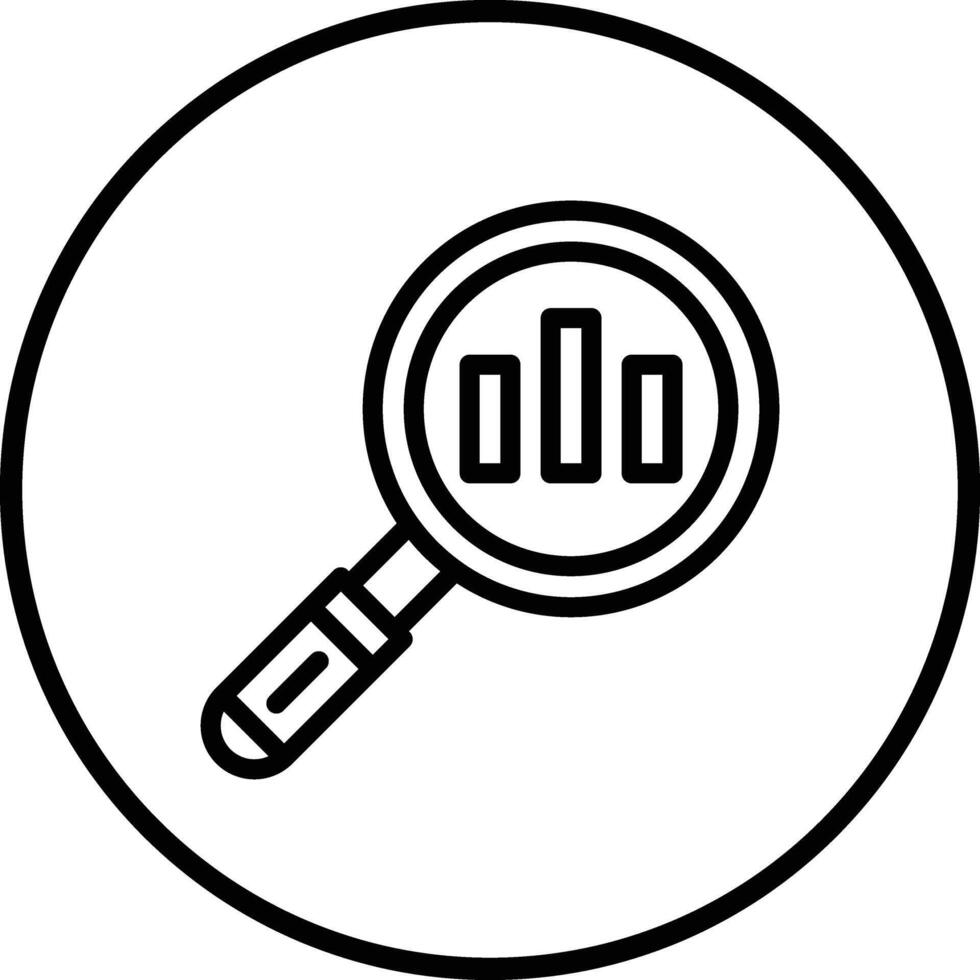 Data analytic Icon Design Illustration vector
