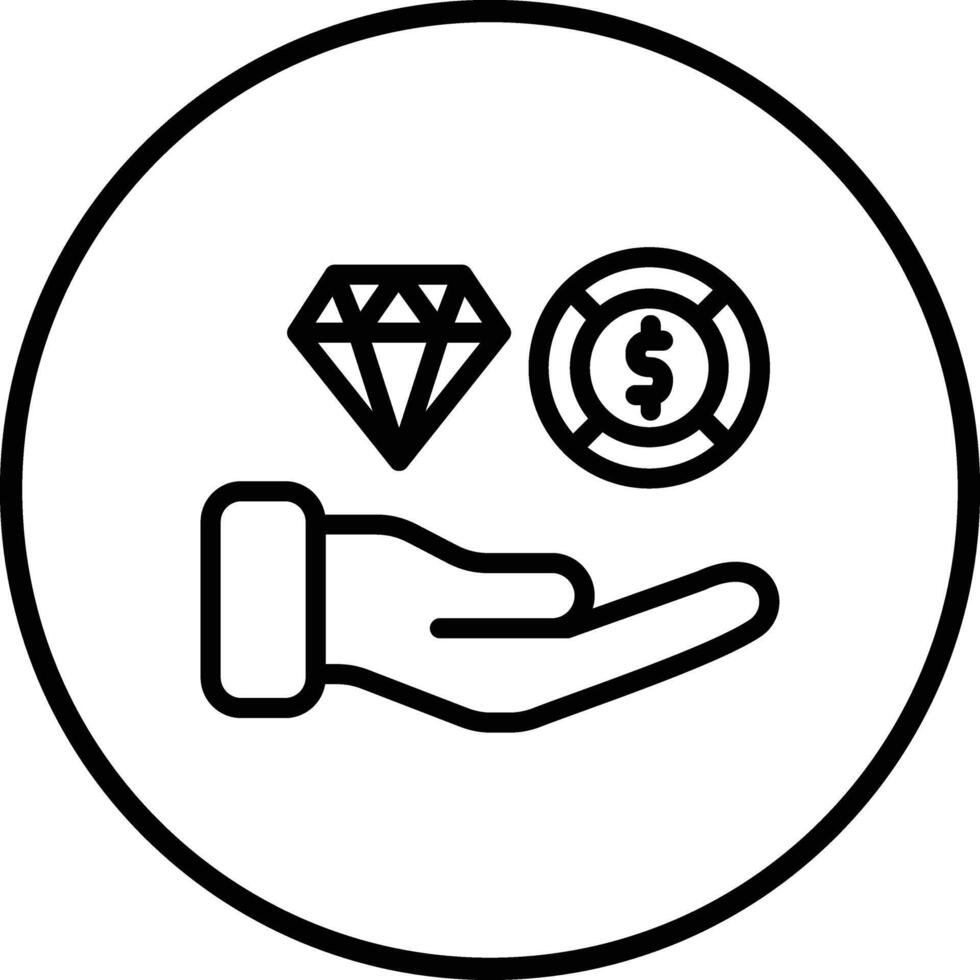 Wealth Icon Design Illustration vector