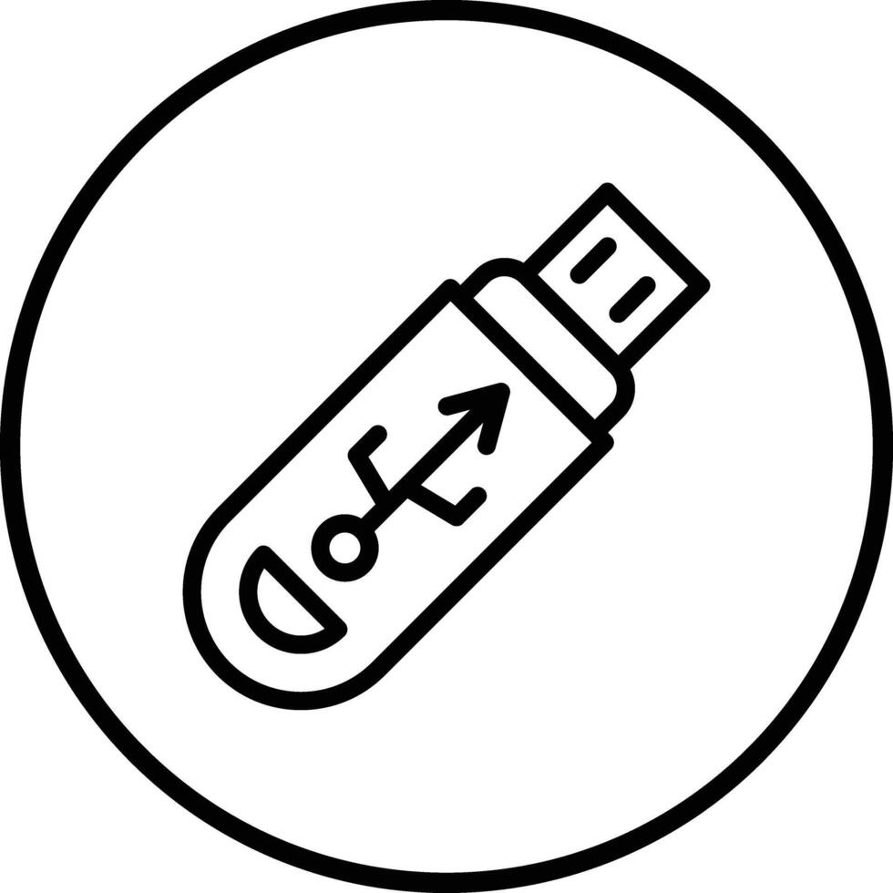 Usb Icon Design Illustration vector