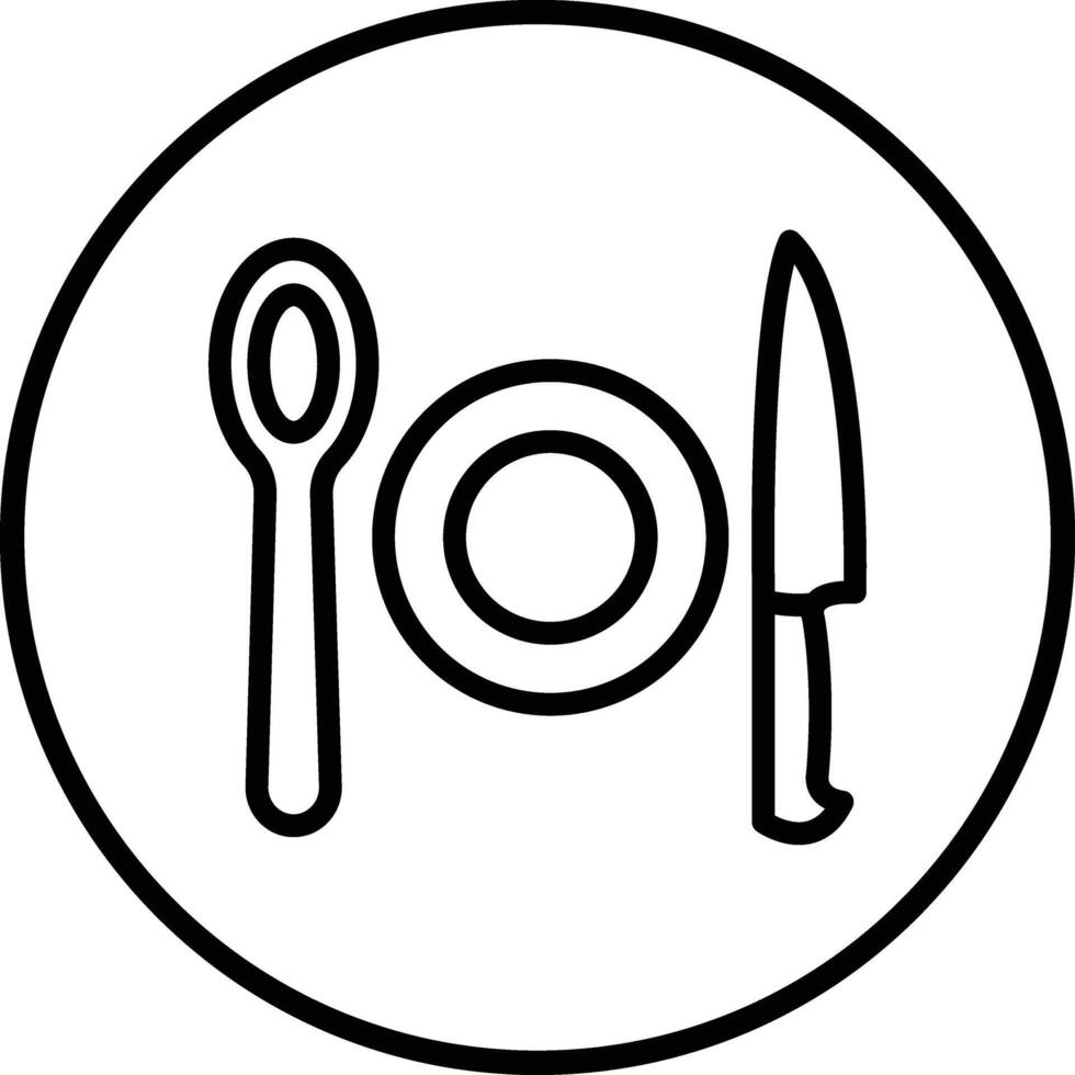 Dining meal Icon Design Illustration vector