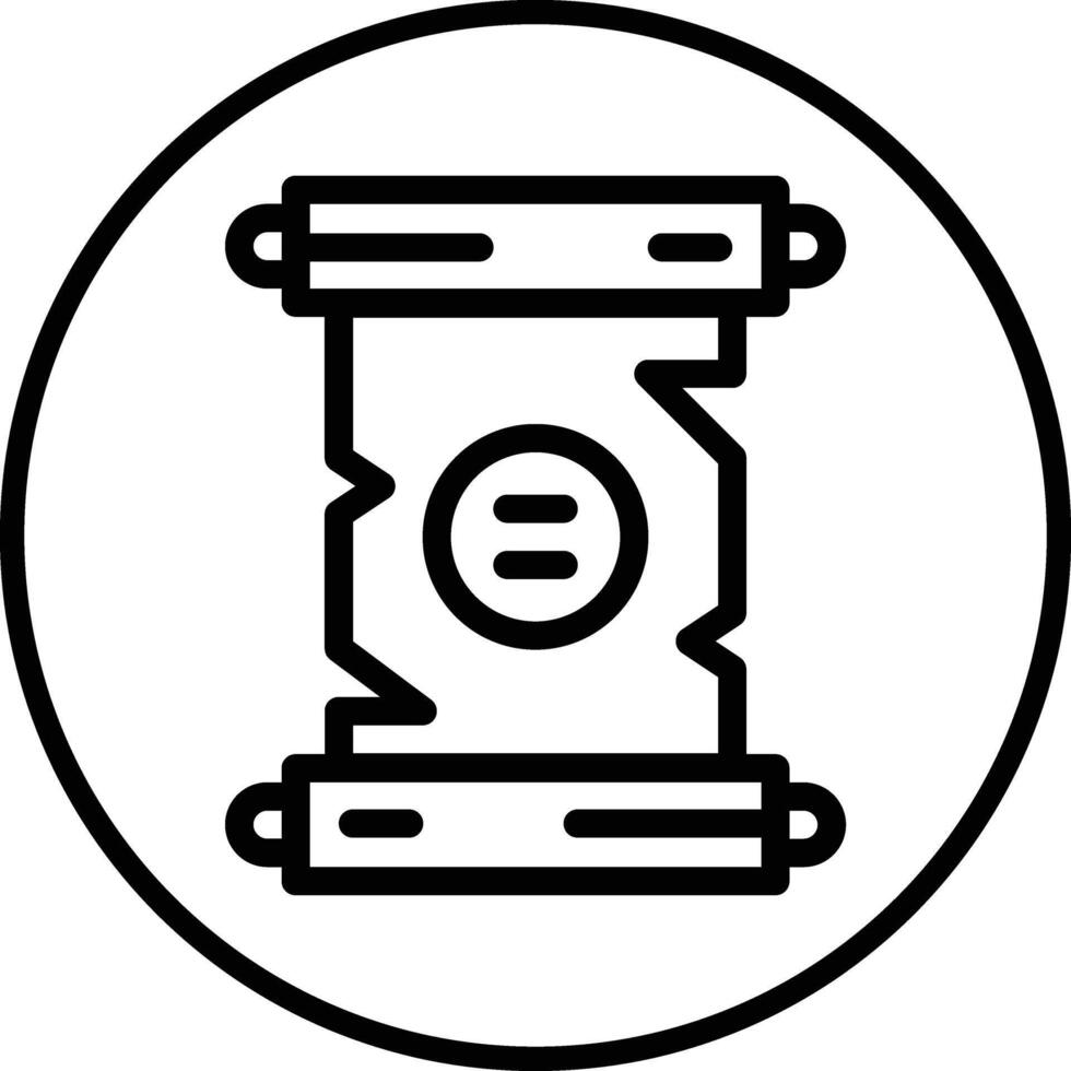 Scroll Icon Design Illustration vector