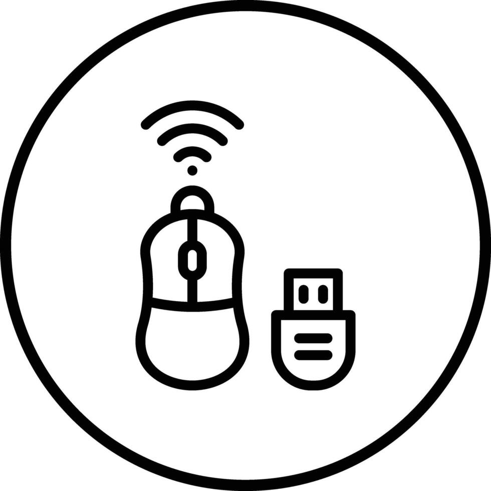 Wireless mouse Icon Design Illustration vector