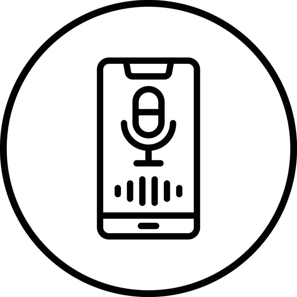 Voice Assistant Icon Design Illustration vector