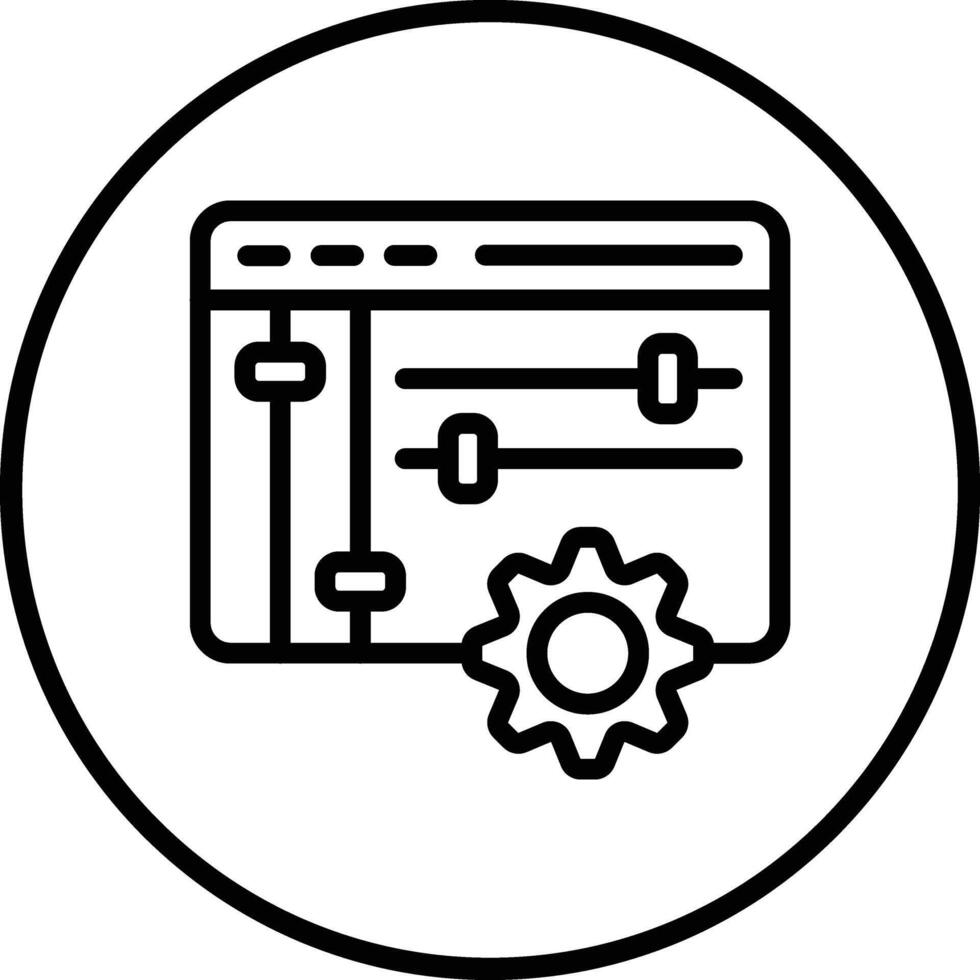 Settings Icon Design Illustration vector