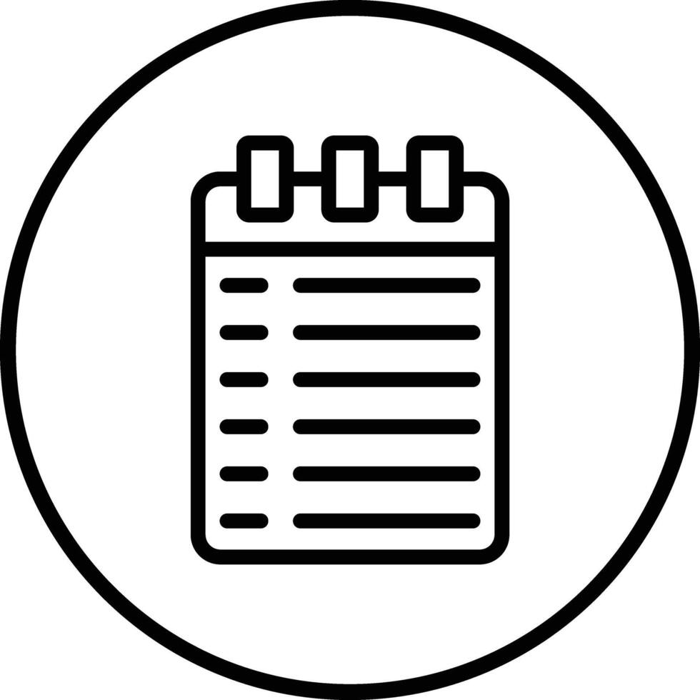 Notebook Icon Design Illustration vector
