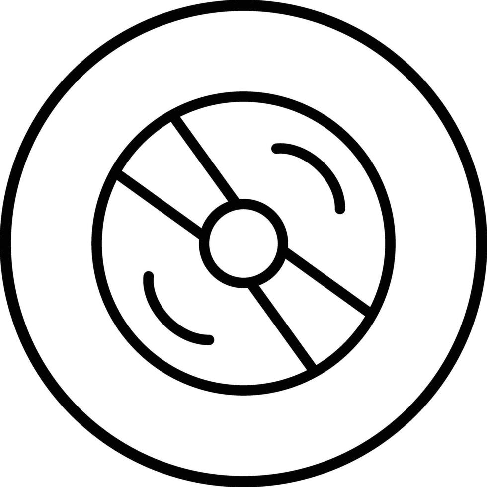 Compact Disc Icon Design Illustration vector
