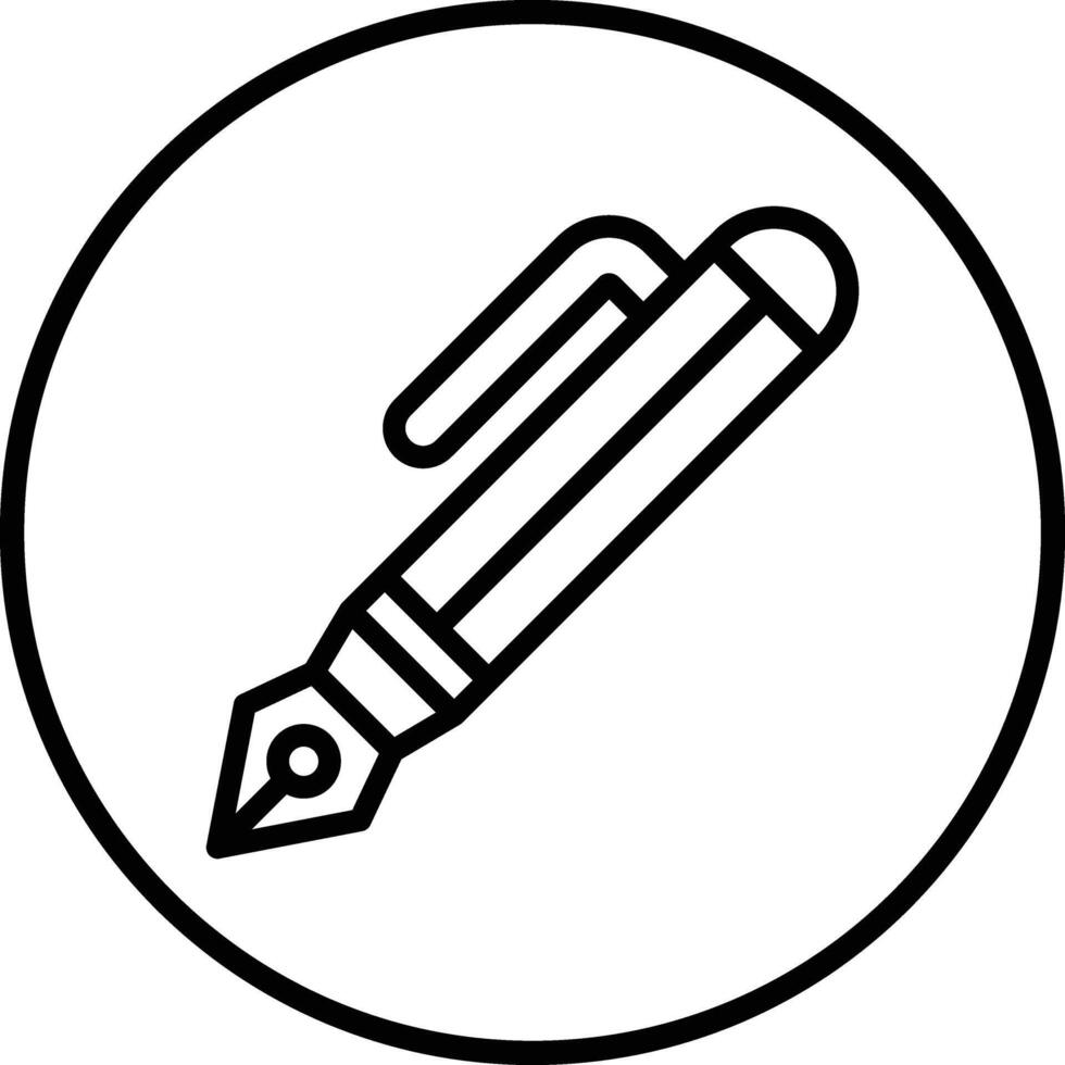 Pen Icon Design Illustration vector
