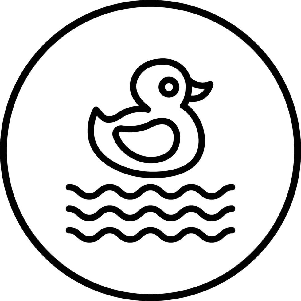 Duck Icon Design Illustration vector