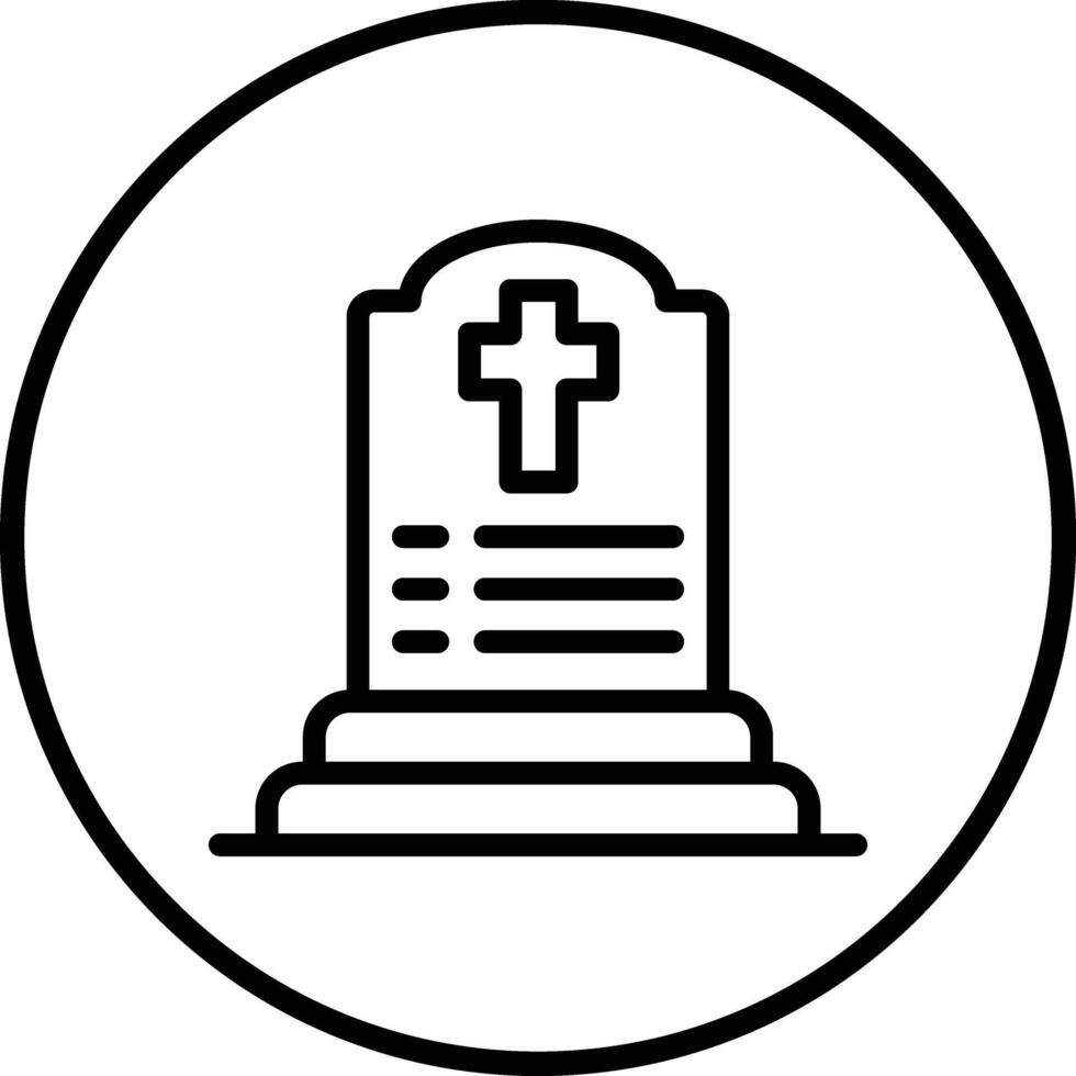 Cemetery Icon Design Illustration vector