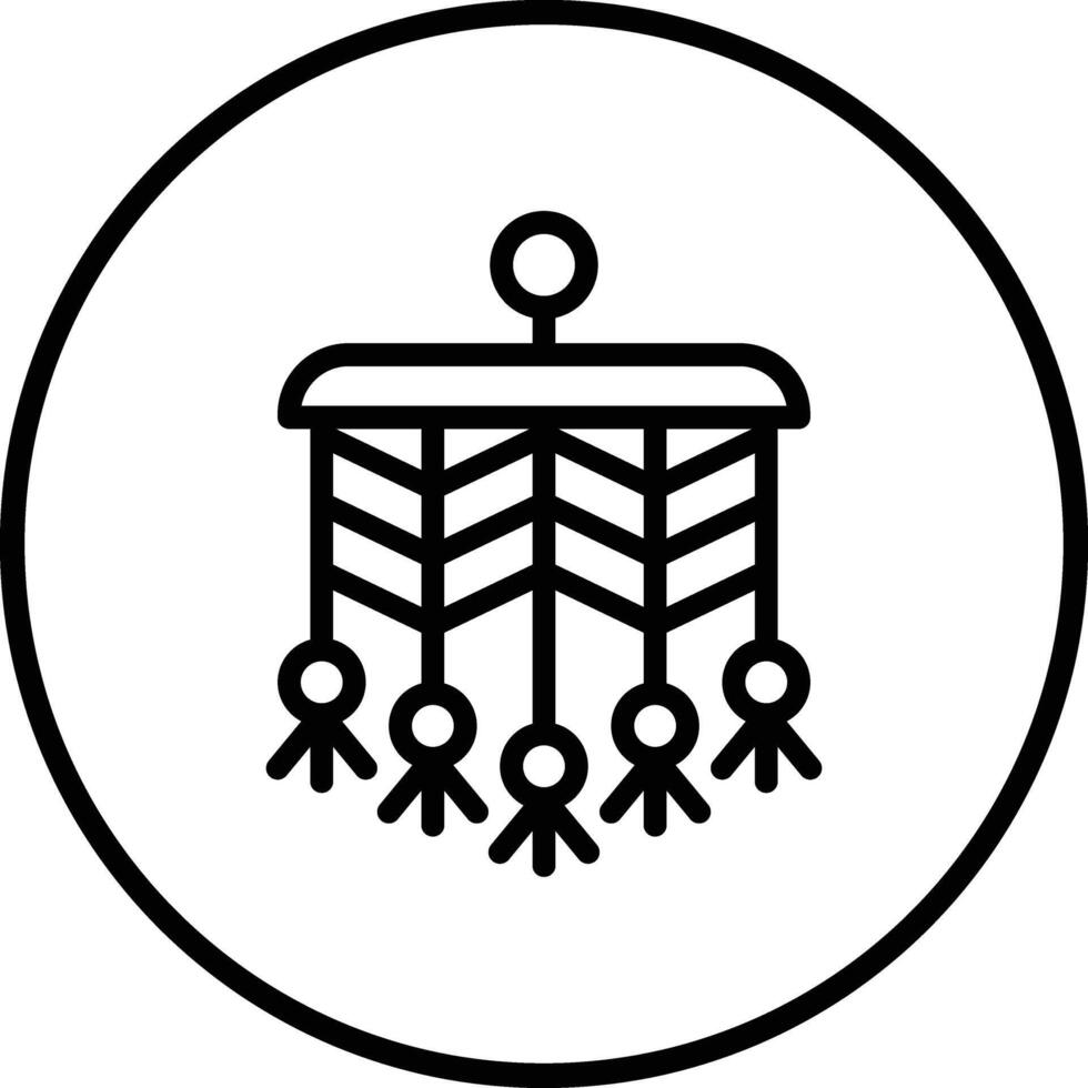 Macrame Icon Design Illustration vector