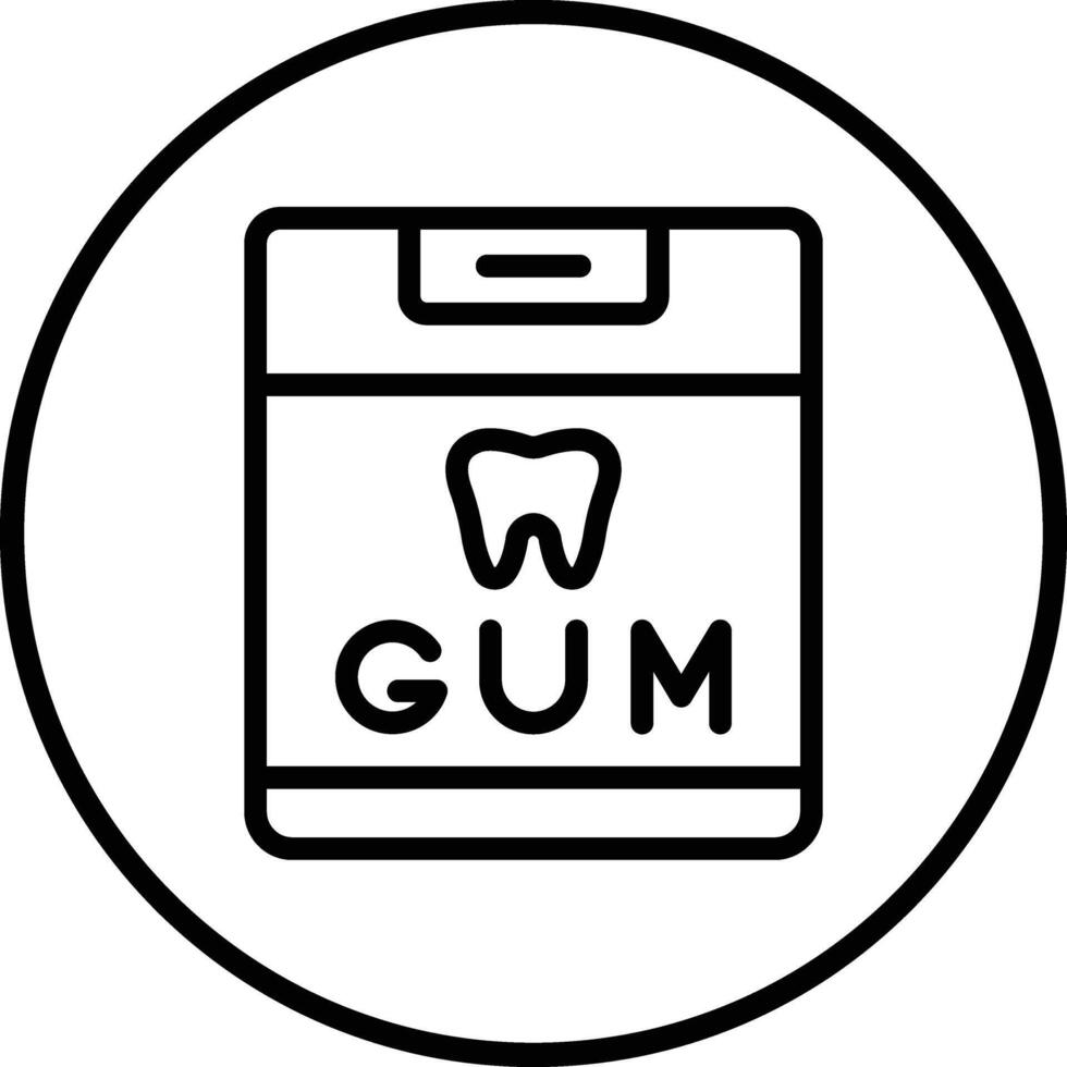 Chewing Gum Icon Design Illustration vector