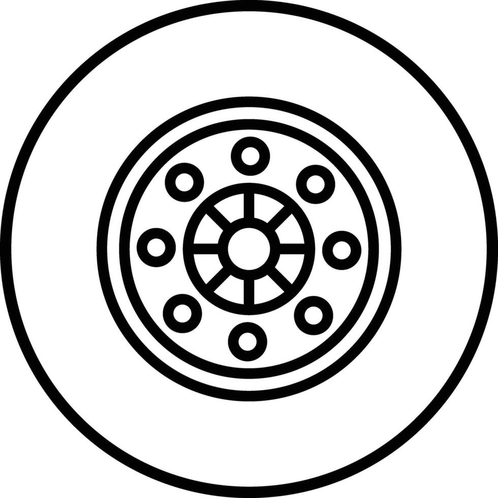 Flange Icon Design Illustration vector