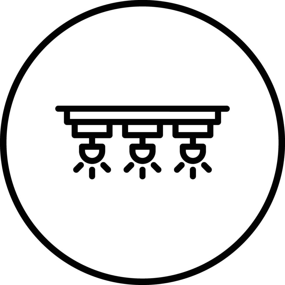 Spotlights Icon Design Illustration vector