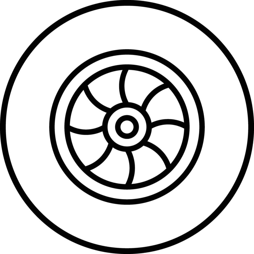 Lens Icon Design Illustration vector