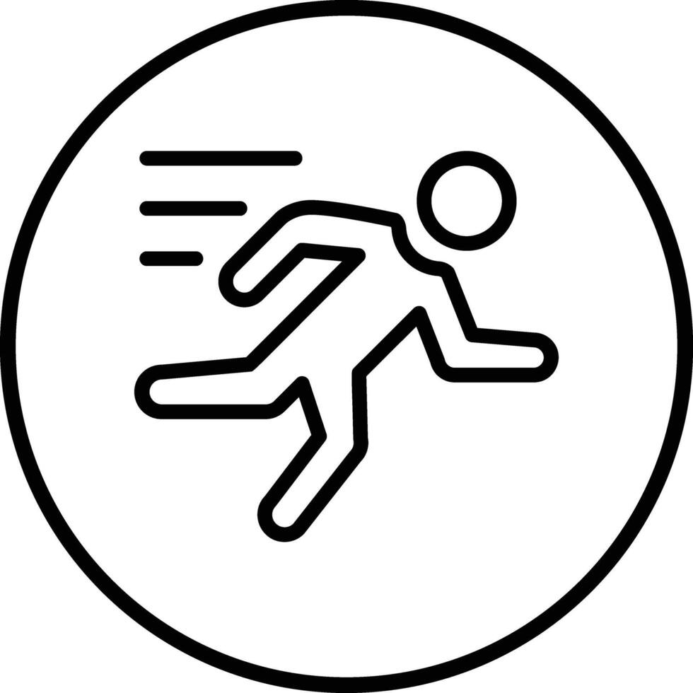 Sport run Icon Design Illustration vector