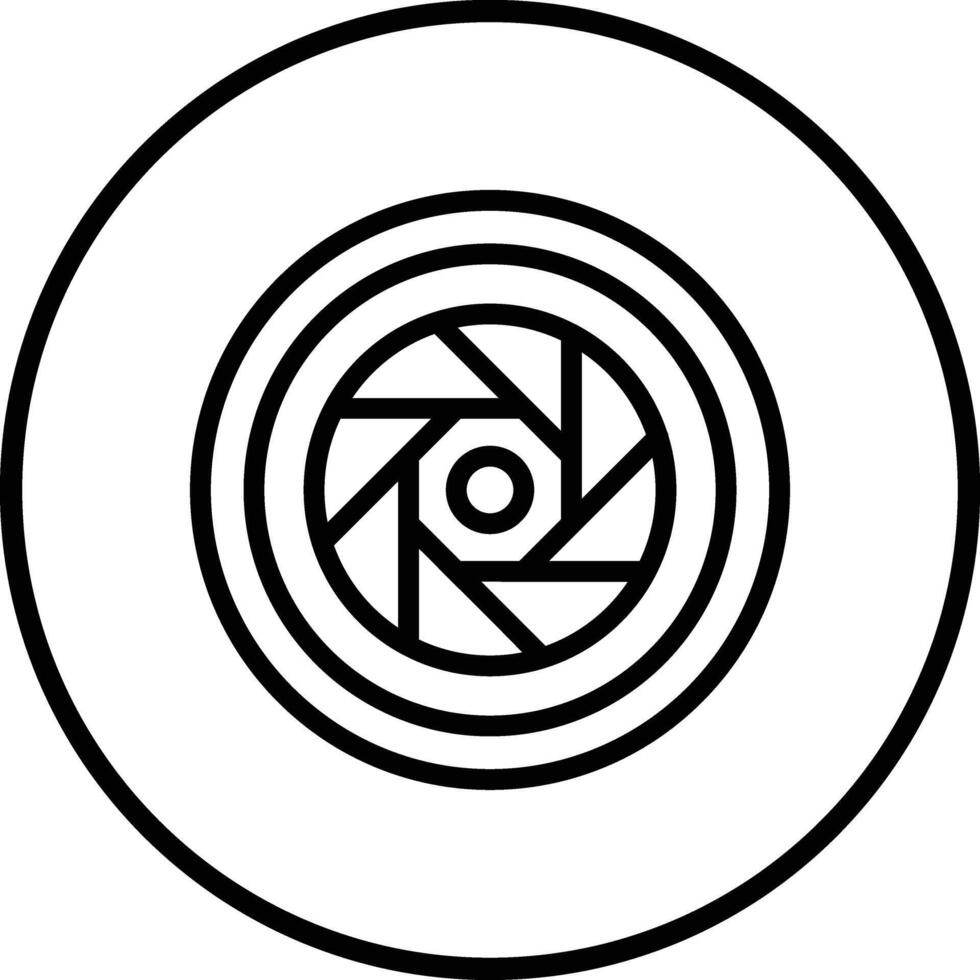 Diafragma Icon Design Illustration vector
