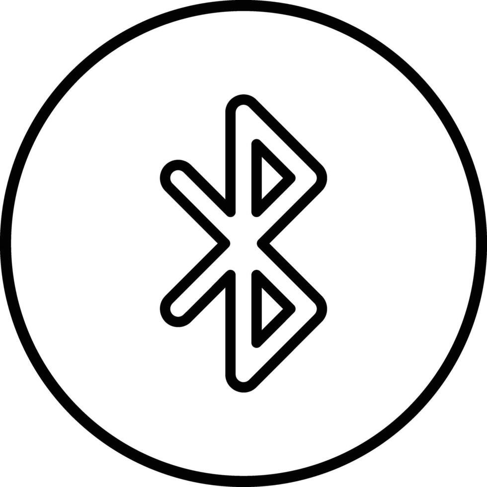 Bluetooth Icon Design Illustration vector