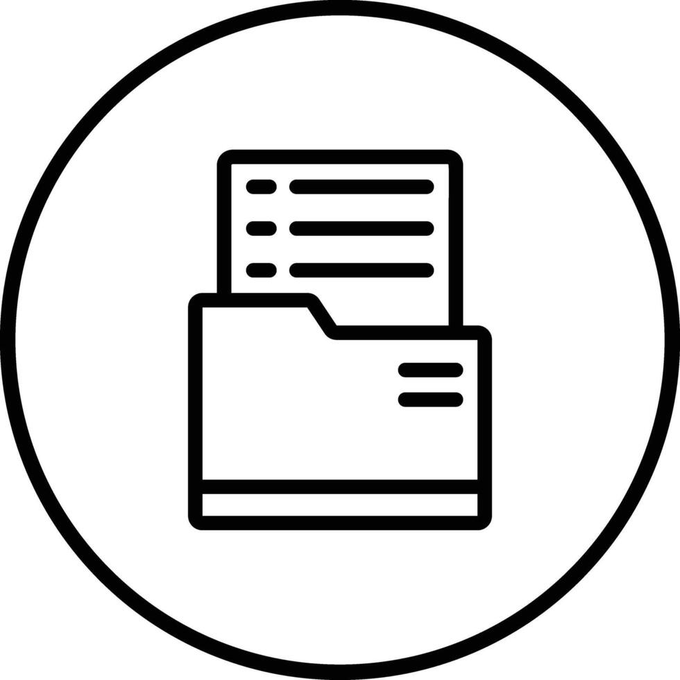 Dossier Icon Design Illustration vector