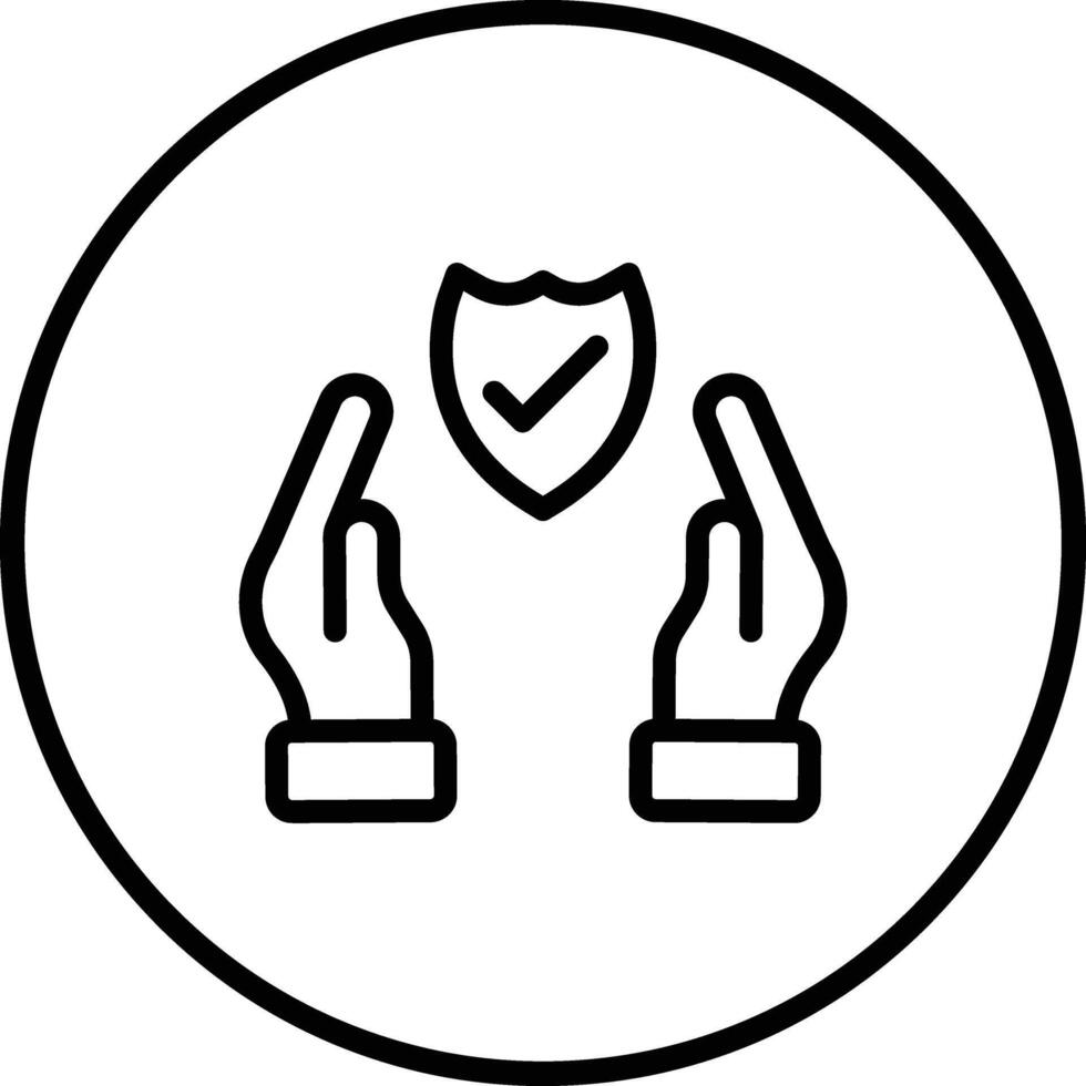 Protection Icon Design Illustration vector