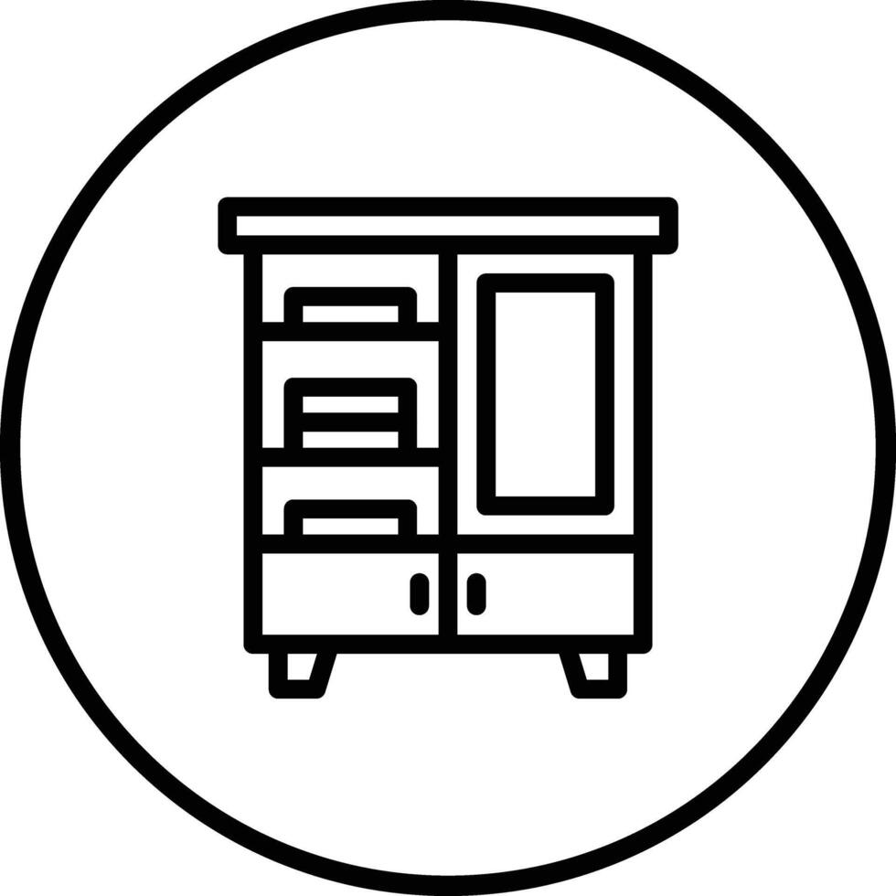 Dressing Room Icon Design Illustration vector