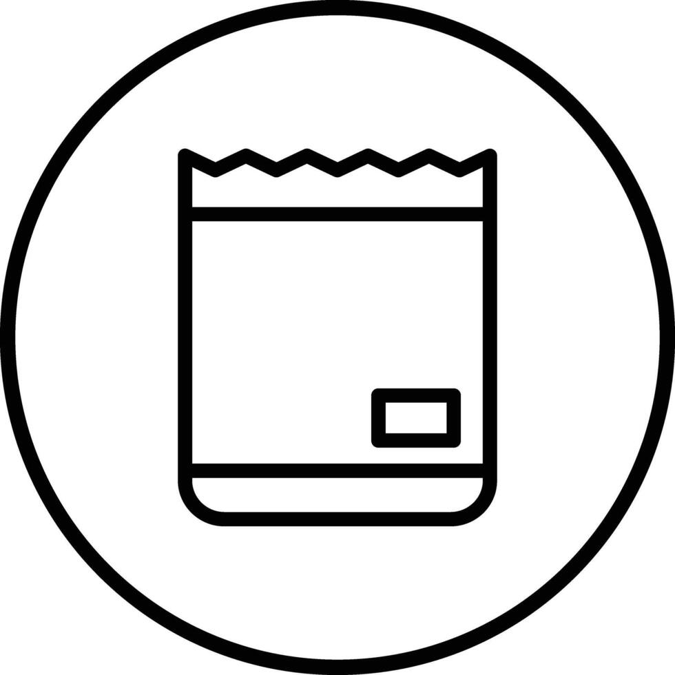 Paper Bag Icon Design Illustration vector