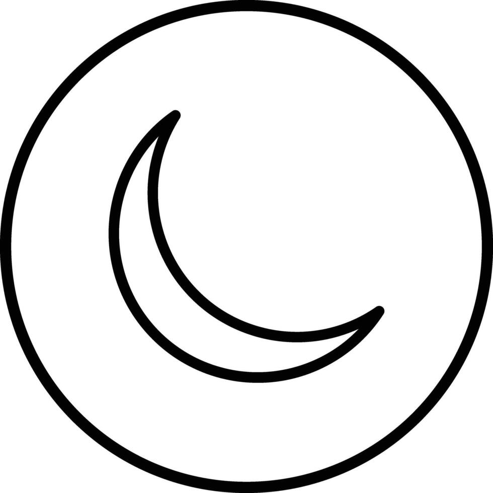 Moon Icon Design Illustration vector