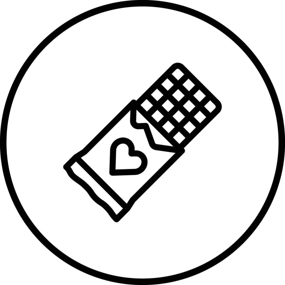 Chocolate Bar Icon Design Illustration vector
