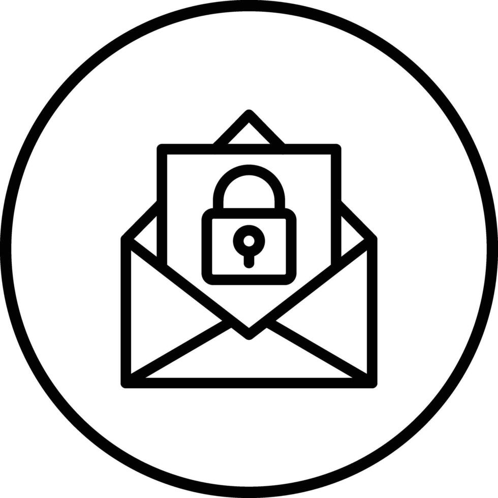 Encrypted Icon Design Illustration vector