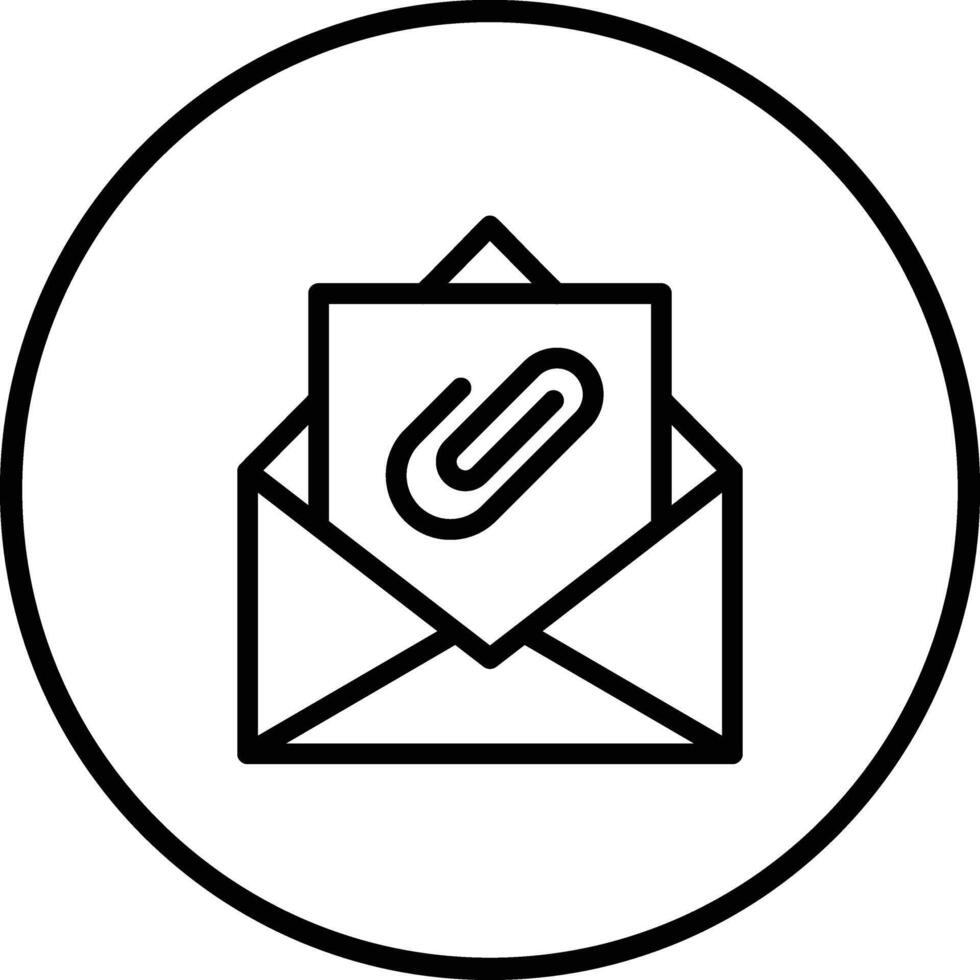 Attached Icon Design Illustration vector