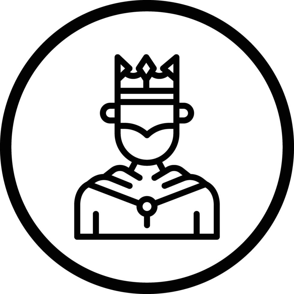 King Icon Design Illustration vector