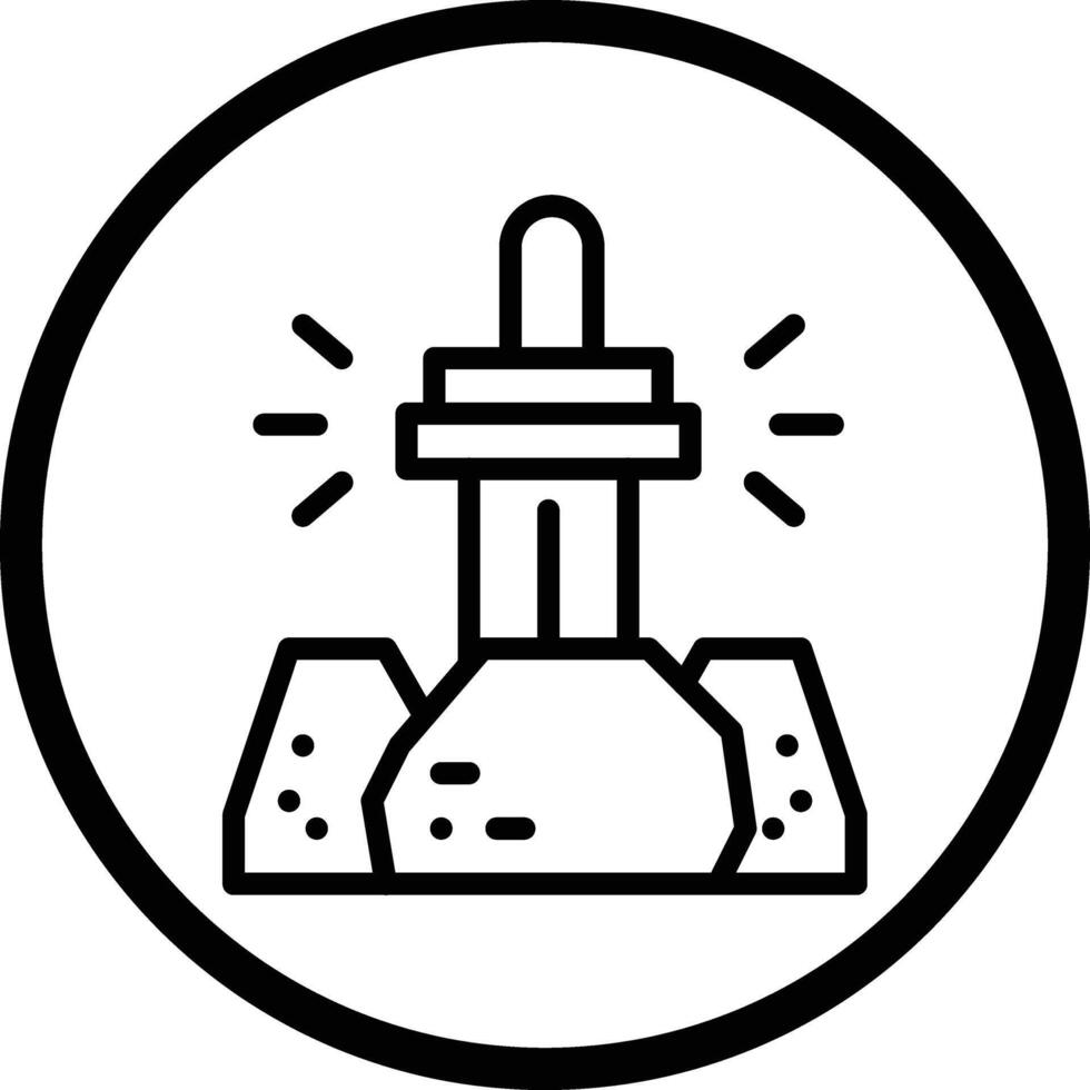 Excalibur Icon Design Illustration vector