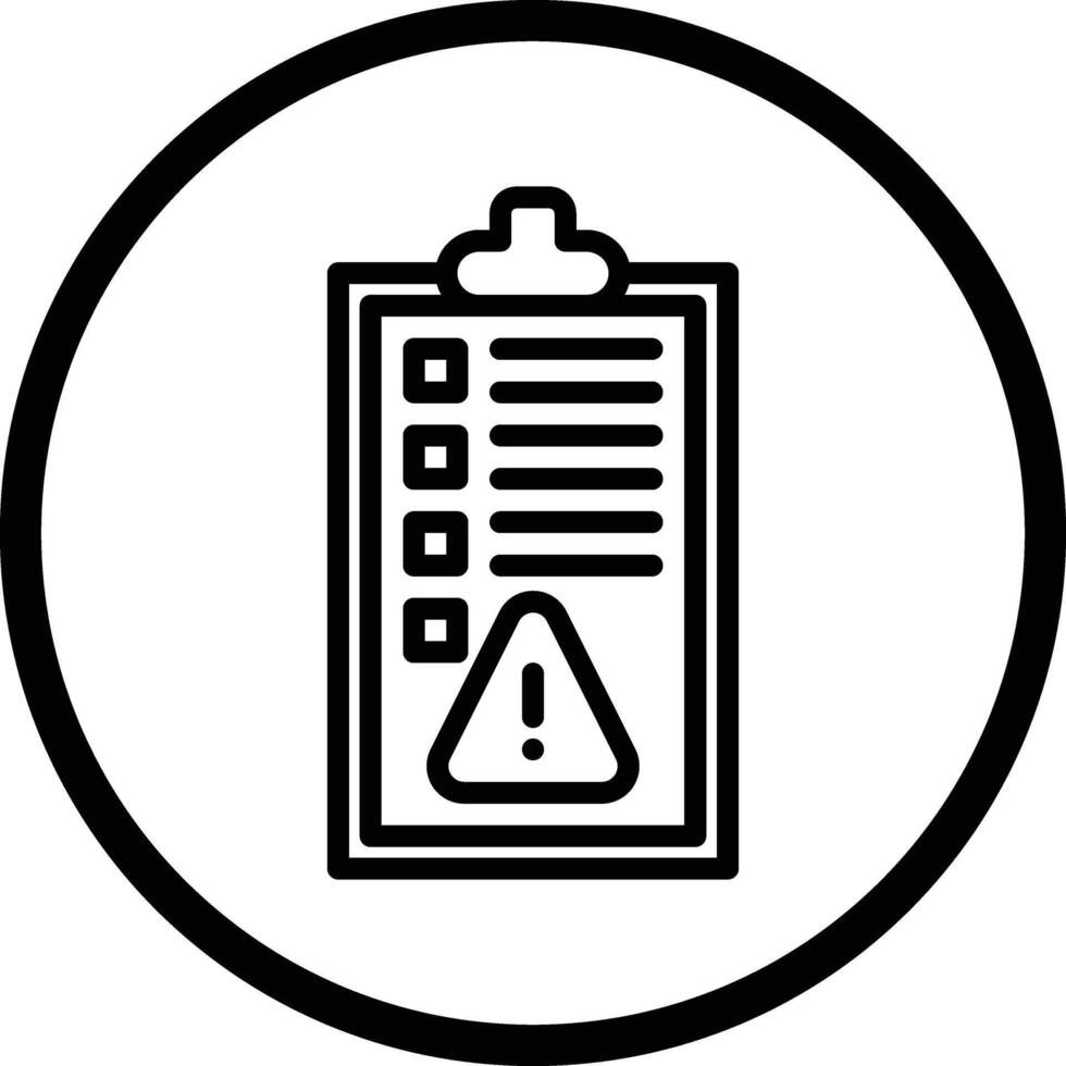 Rules Alert Icon Design Illustration vector