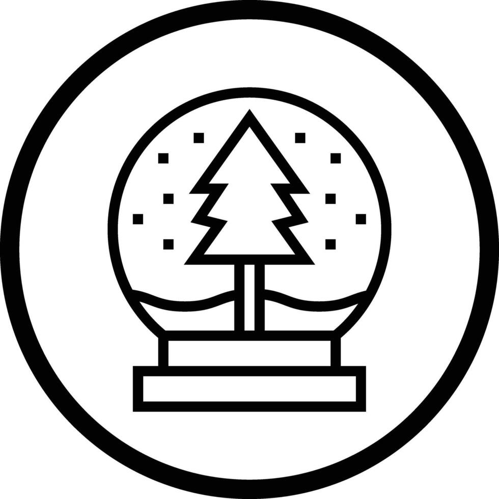 Snow globe Icon Design Illustration vector