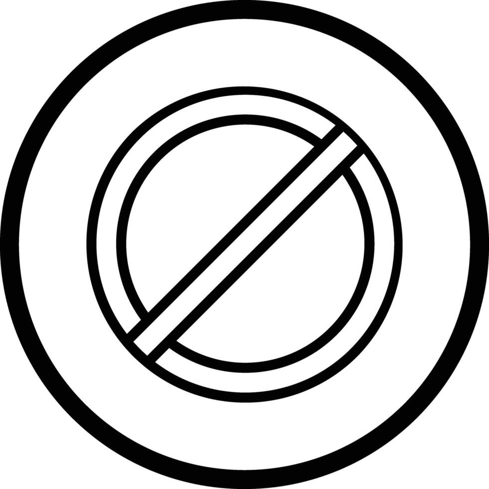 Do not disturb Icon Design Illustration vector