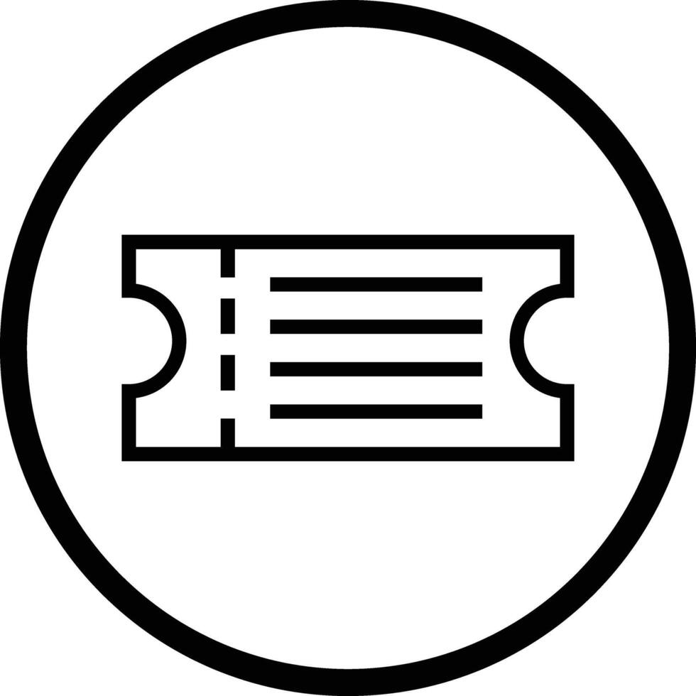 Plane ticket Icon Design Illustration vector