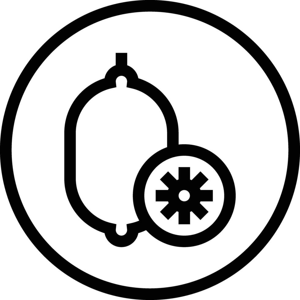 Kiwi Icon Design Illustration vector