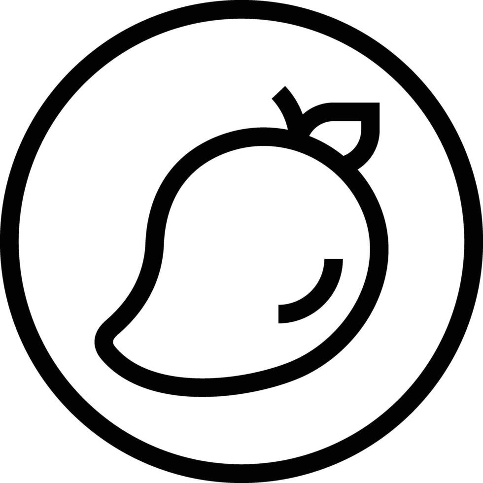 Mango Icon Design Illustration vector
