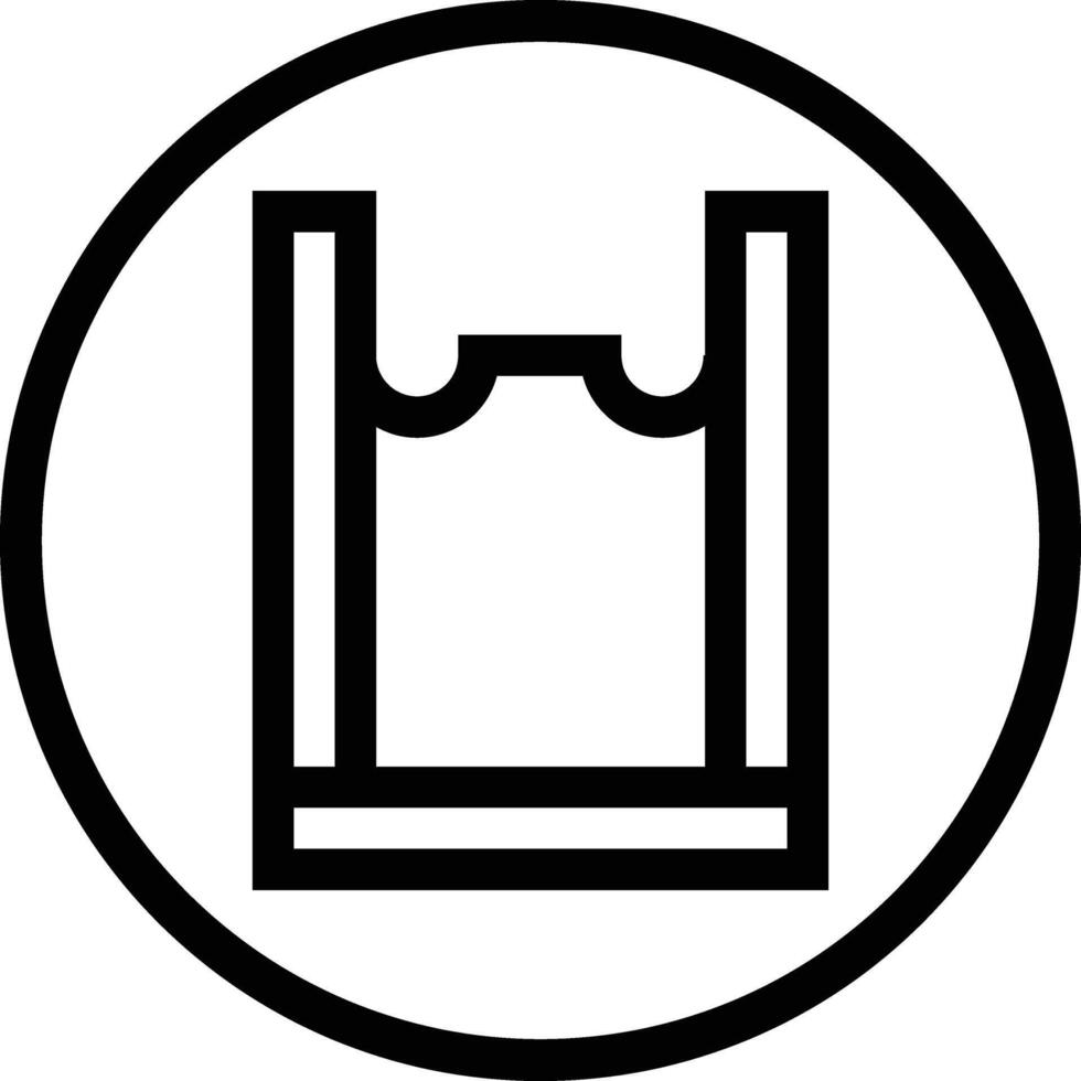 Plastic Bag Icon Design Illustration vector