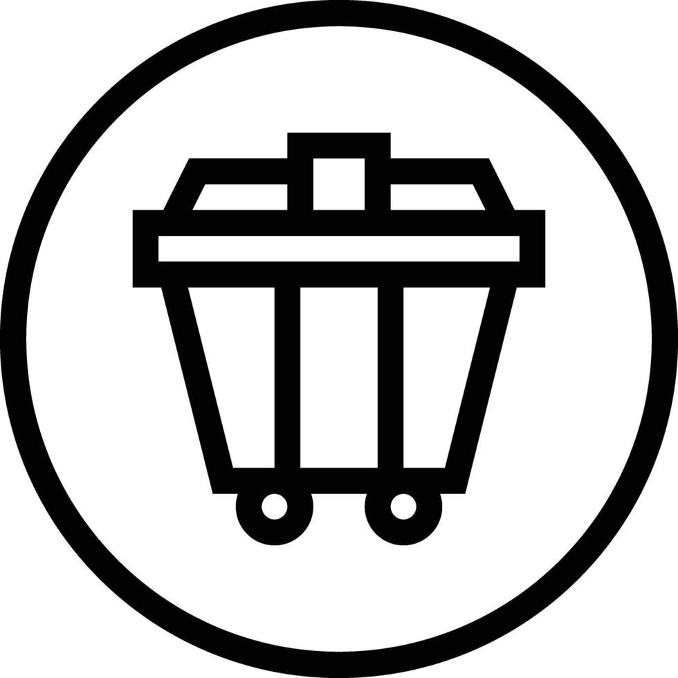 Dumpster Icon Design Illustration vector