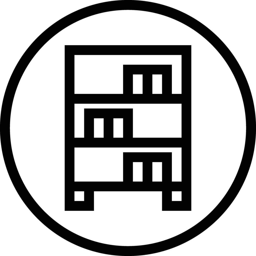 Bookcase Icon Design Illustration vector