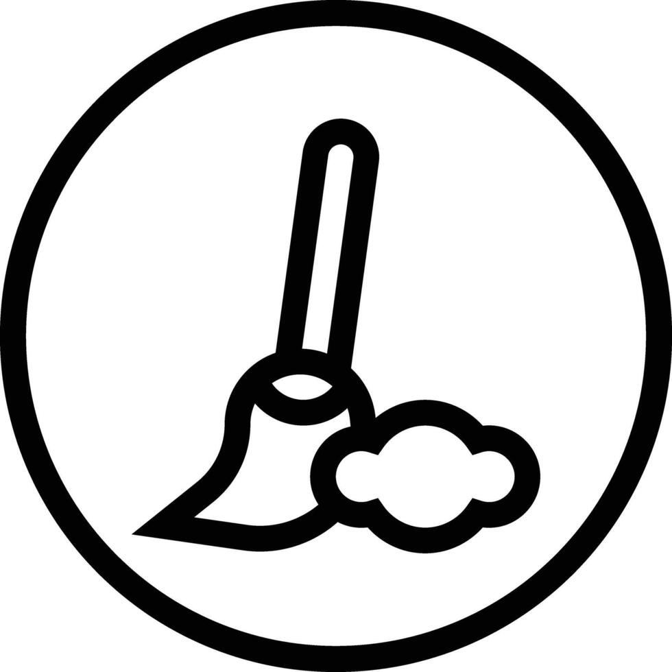 Broom Icon Design Illustration vector