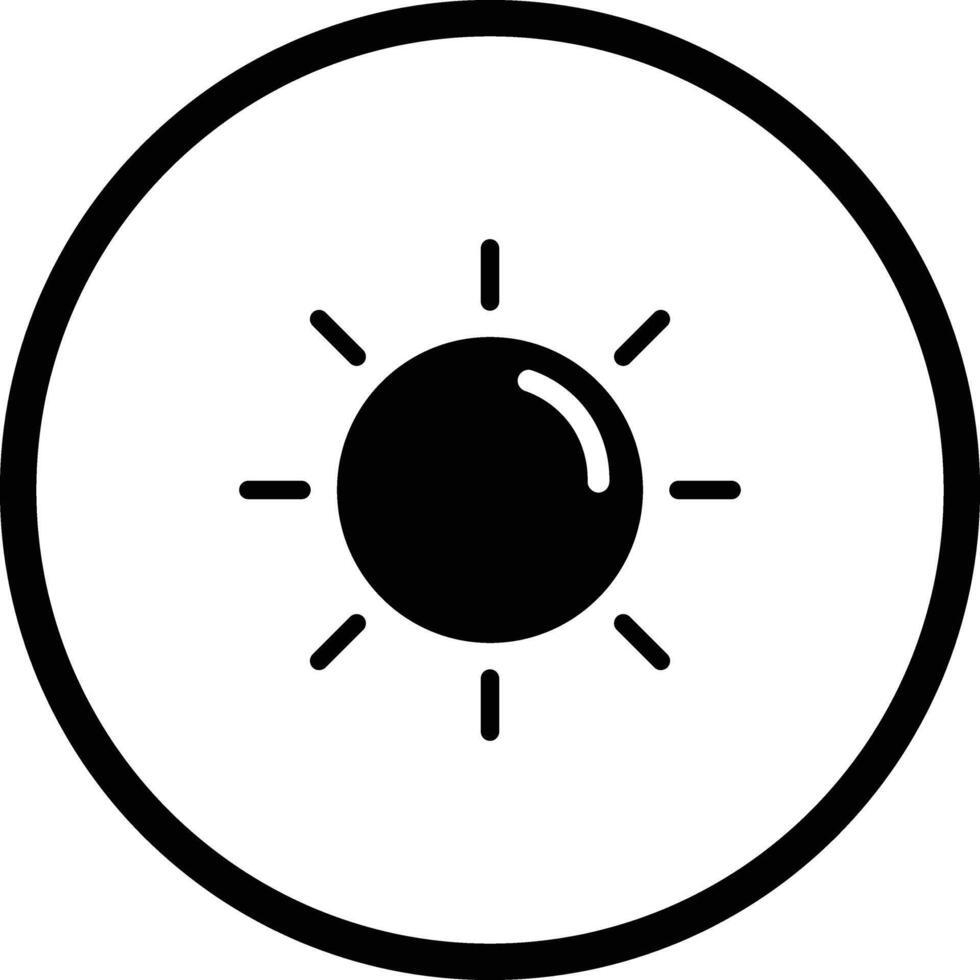 Sun Icon Design Illustration vector