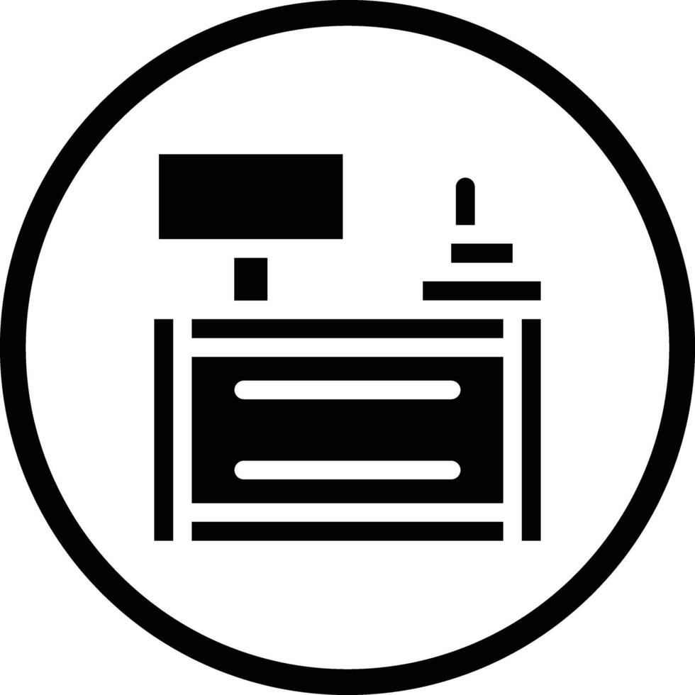 Cash Counter Icon Design Illustration vector