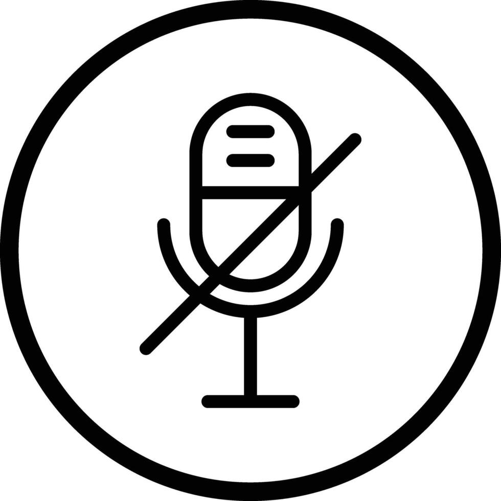 Mute Icon Design Illustration vector
