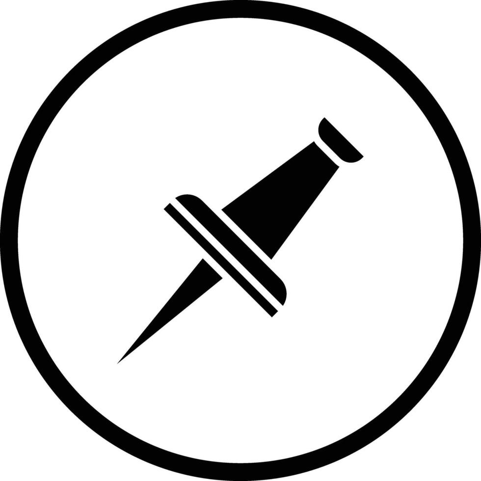 Push Pin Icon Design Illustration vector