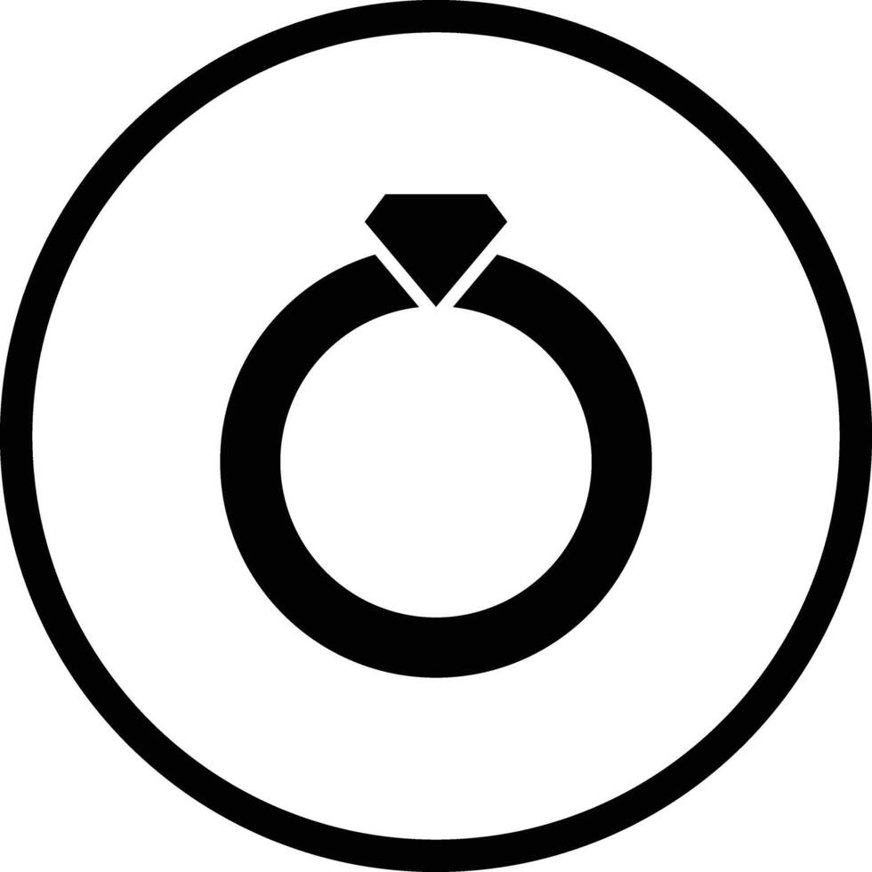 Wedding ring Icon Design Illustration vector