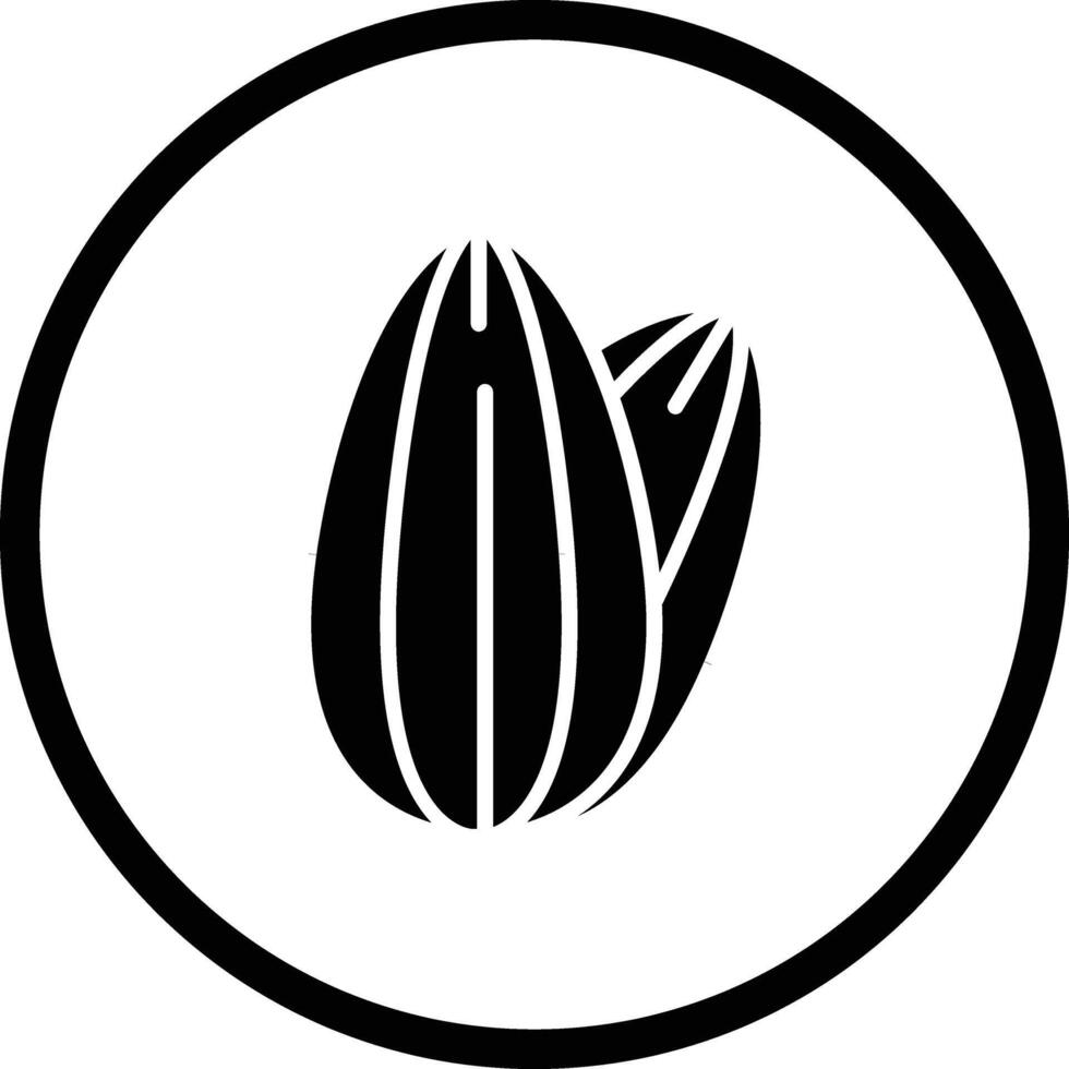 Nut Icon Design Illustration vector